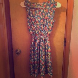 Floral print dress